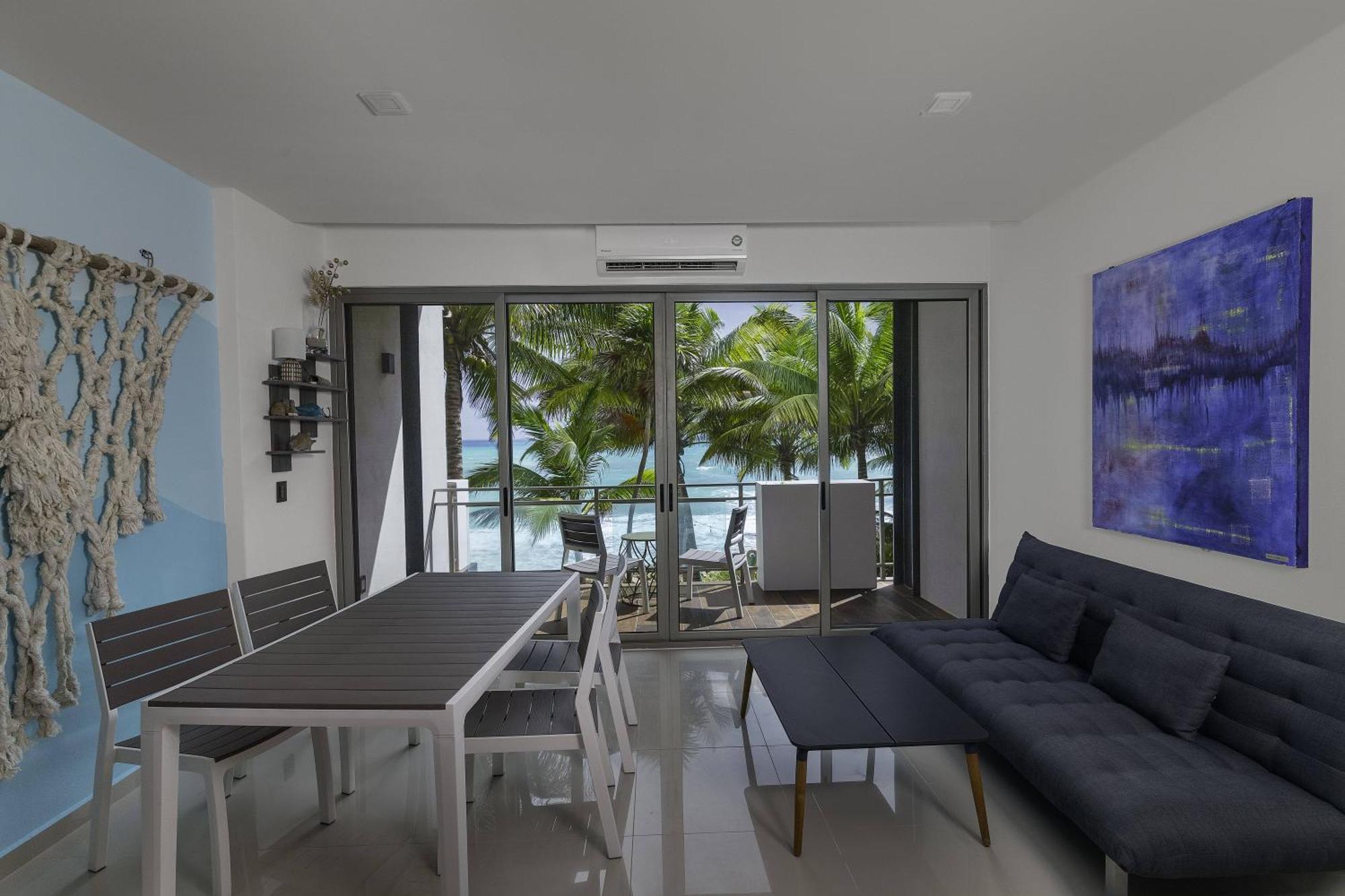 Angelina 28 Beachfront And Family Apartments - Modern And Relaxing Long Stays - 20 Min From Cancun Airport 莫雷洛斯港 外观 照片